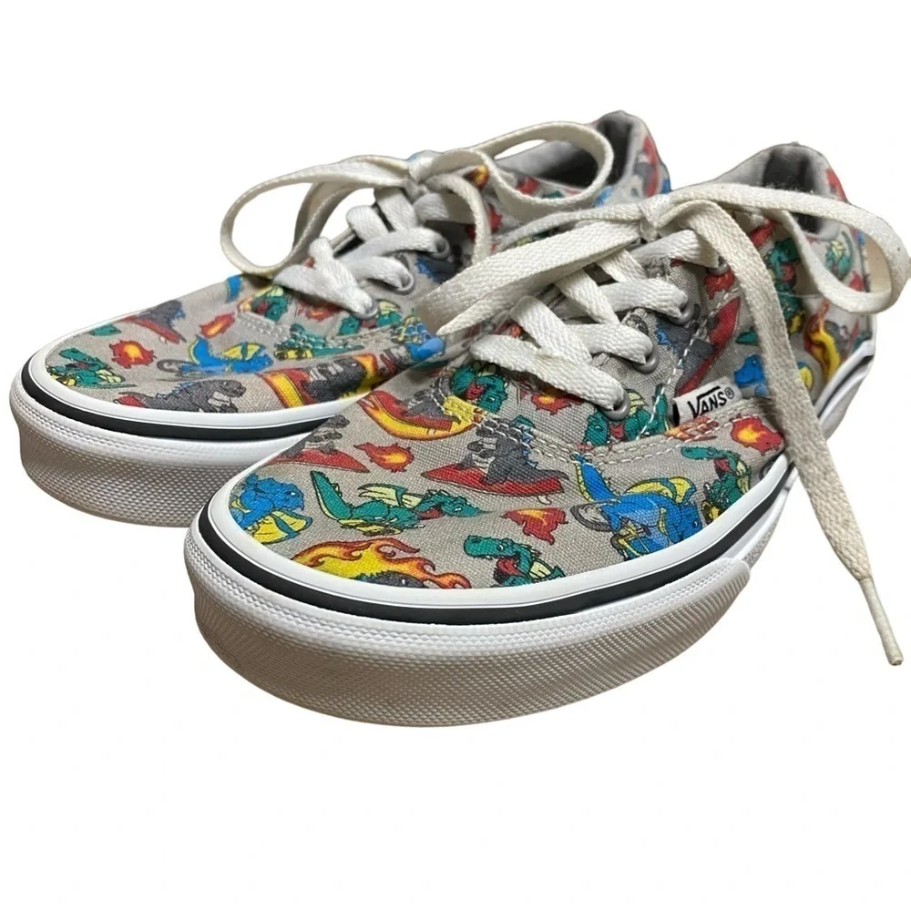 Vans Doheny Dragon Dinosaur Skater Sneaker Shoe Size 4
